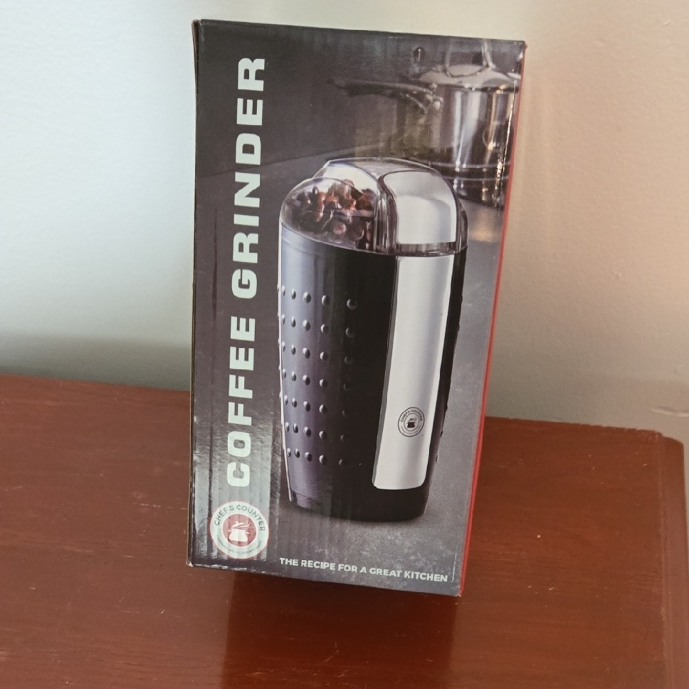 Chef's Counter Black Coffee Grinder